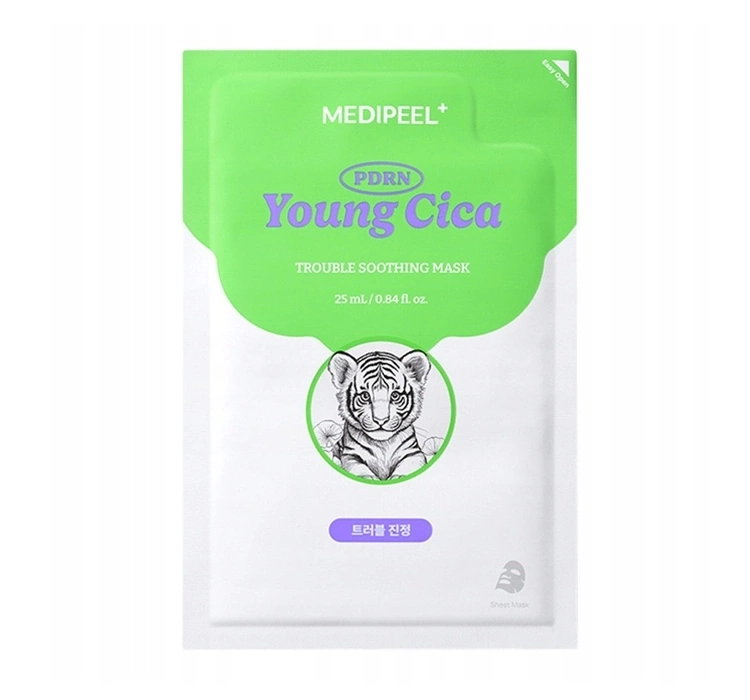 MEDIPEEL Young Cica PDRN Trouble Soothing Mask nawilżająca maska w płachcie 25 ml