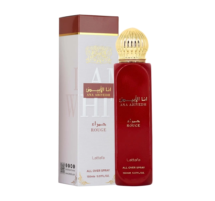 Lattafa Ana Abiyedh Rouge All Over Spray mgiełka do ciała 150 ml
