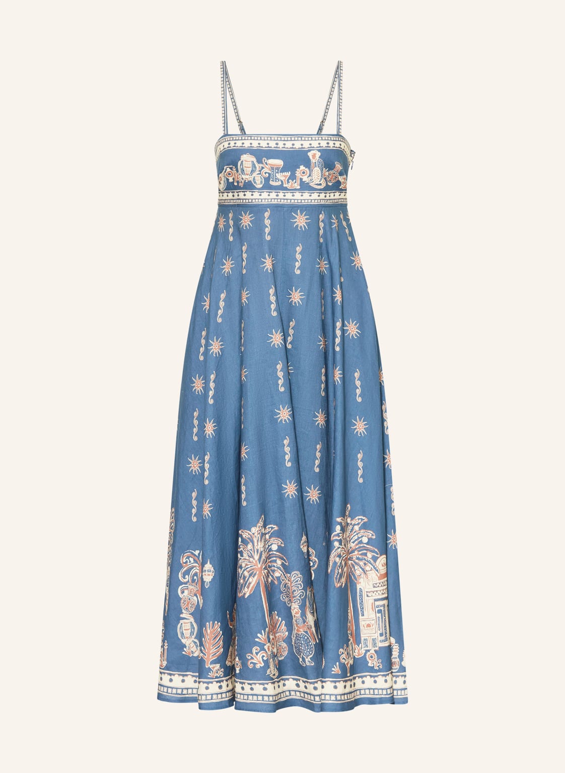 Alémais Sukienka Lniana Acacia blau