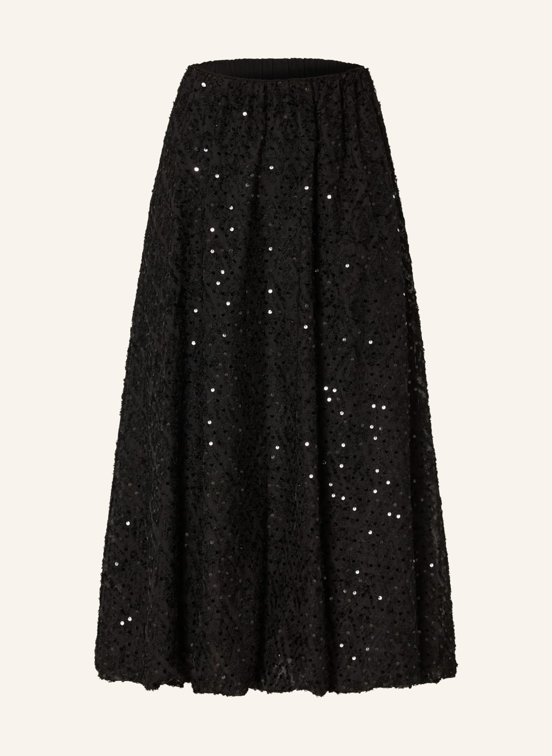 Y.A.S. Spódnica Z Cekinami schwarz