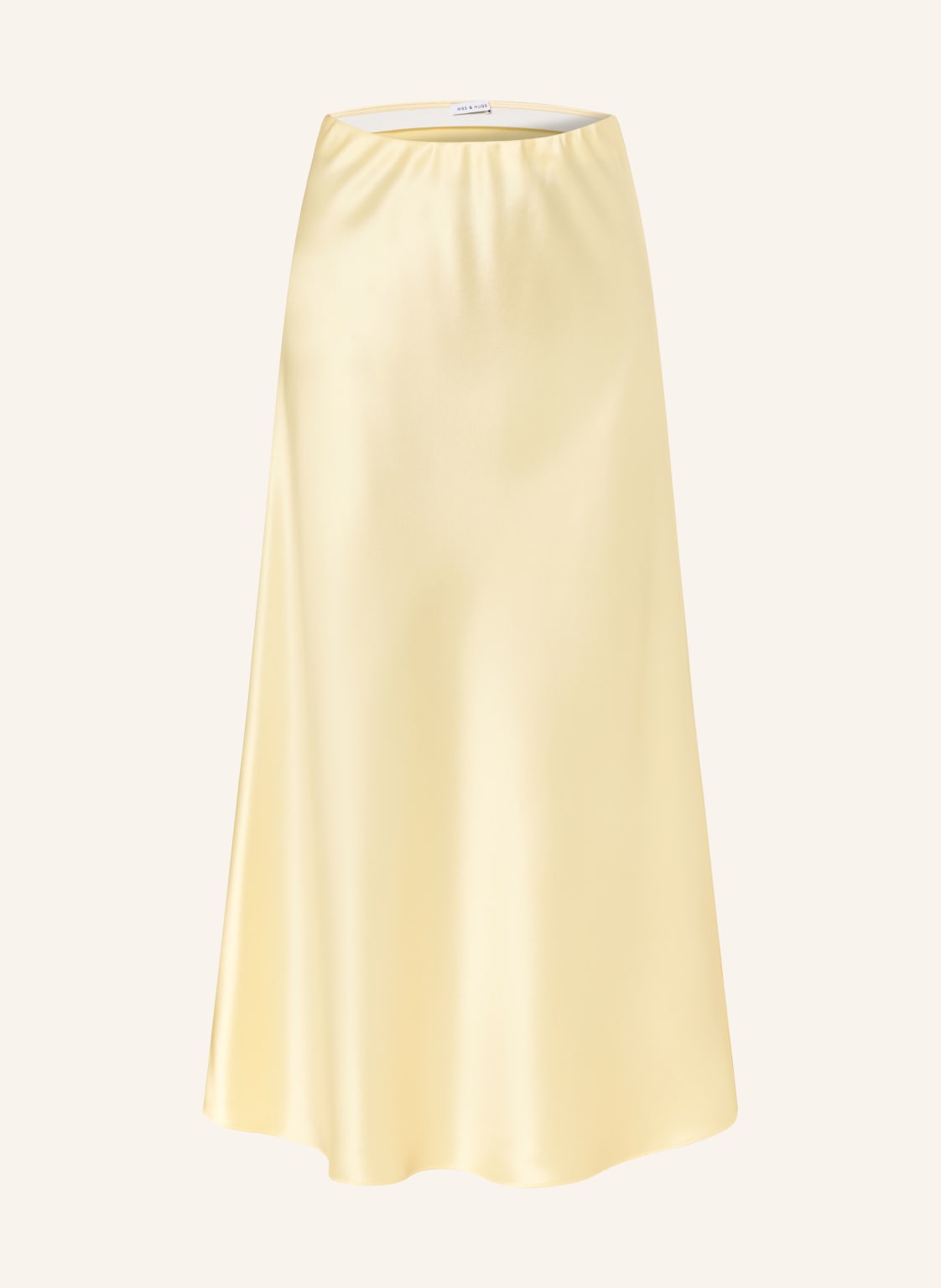 Mrs & Hugs Satynowa Spódnica gelb