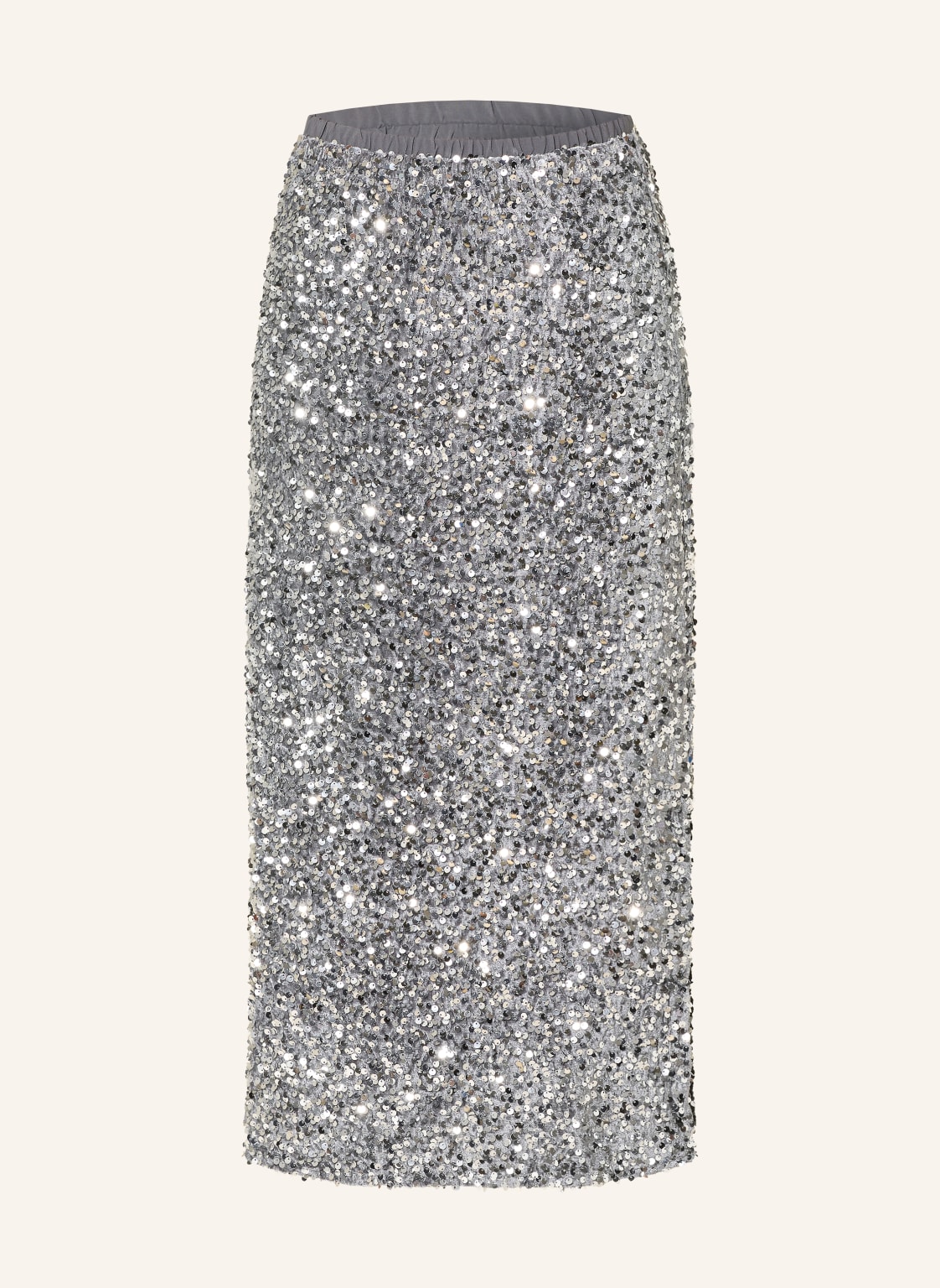 Y.A.S. Spódnica Z Cekinami silber