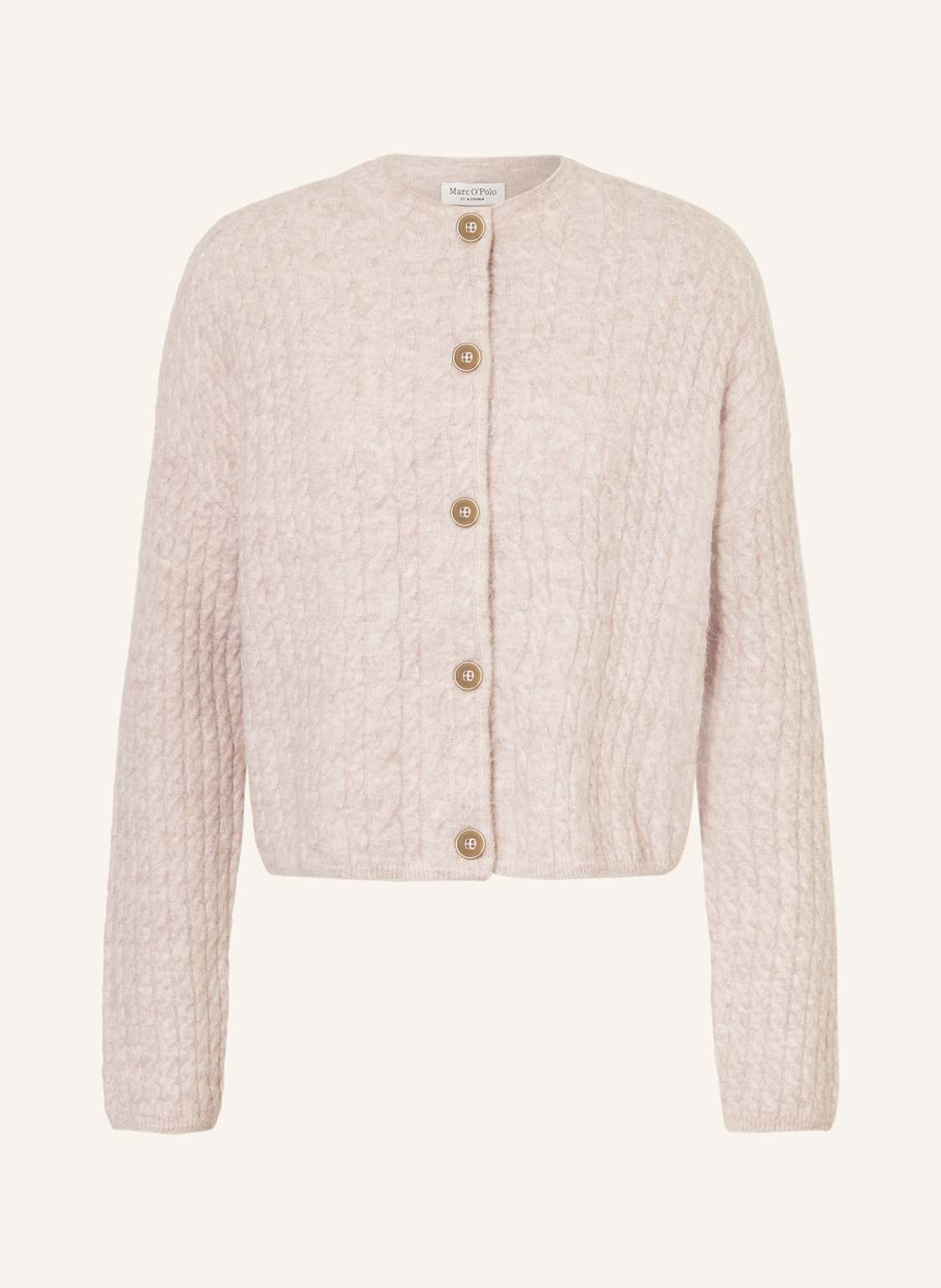 Marc O'polo Kardigan Z Dodatkiem Alpaki grau