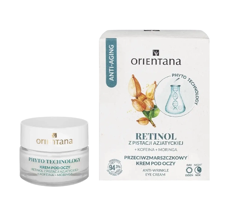 Orientana Retinol Z Pistacji Azjatyckiej przeciwzmarszczkowy krem pod oczy 15 ml