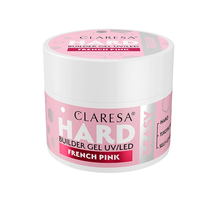 Claresa Hard & Easy żel budujący French Pink 45 g
