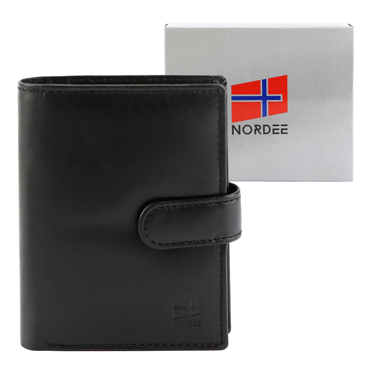 Skórzany męski portfel Nordee SLANGE N4L