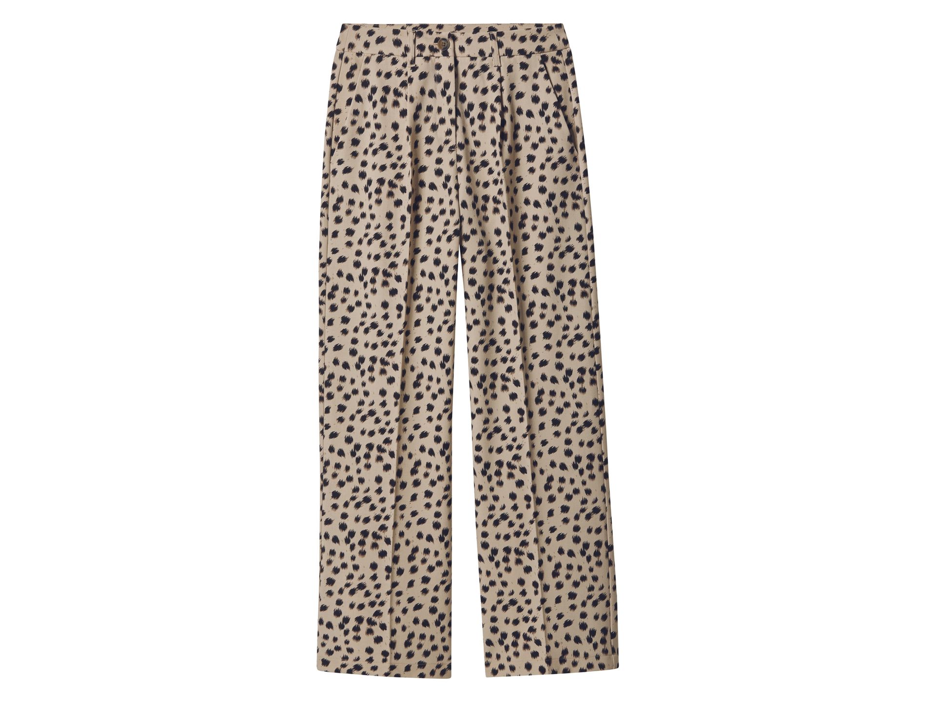 esmara® Spodnie damskie z szerokimi nogawkami (Panterka, 40)