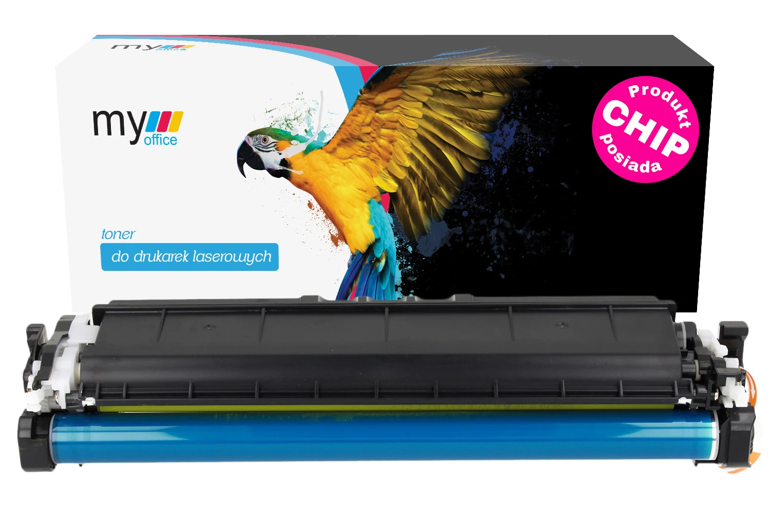 Toner W2202A Y (220A) z CHIPem do HP certyfikowany zamiennik marki My Office z dożywotnią gwarancją