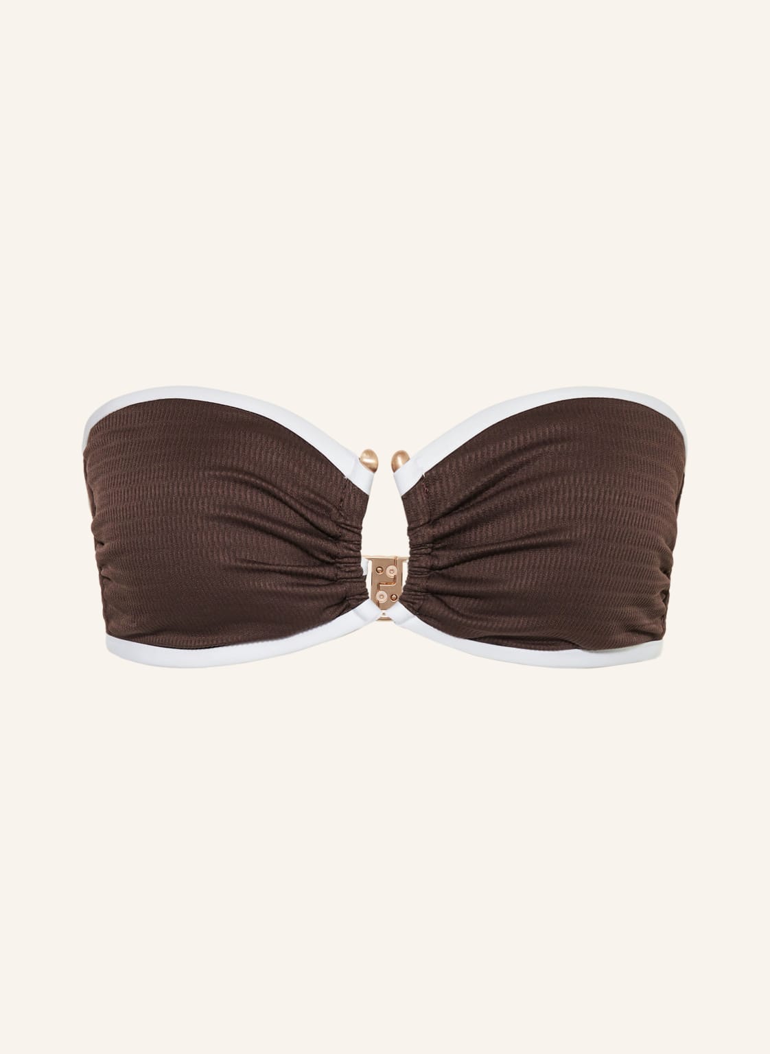 Seafolly Góra Od Bikini Bandeau Beach Bound braun