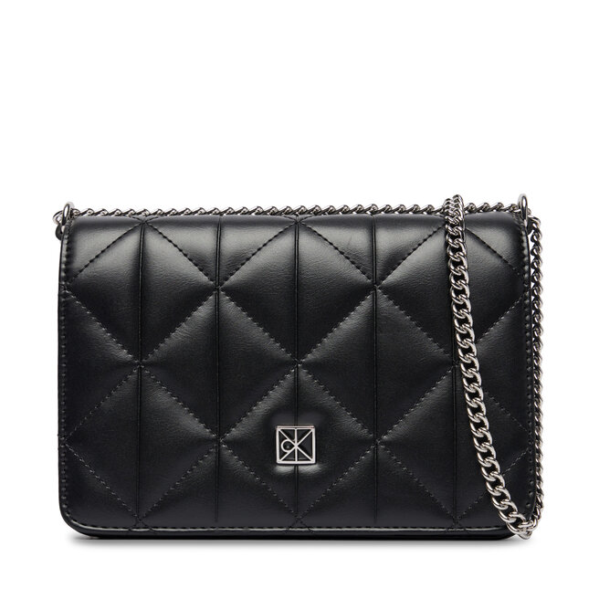 Torebka Calvin Klein Quilted Mini Chain Bag LV04F3321G Czarny