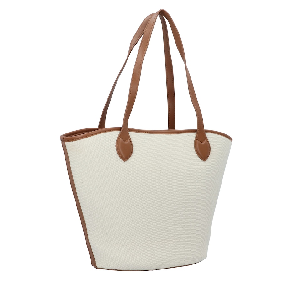 Valentino by Mario Valentino Torba shopper Valentino Bags Covent beżowy/brązowy - bawełna Torby na zakupy 1 ct Brązowy Damski