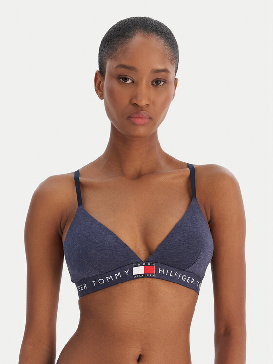 Tommy Hilfiger Biustonosz braletka UW0UW06040 Granatowy