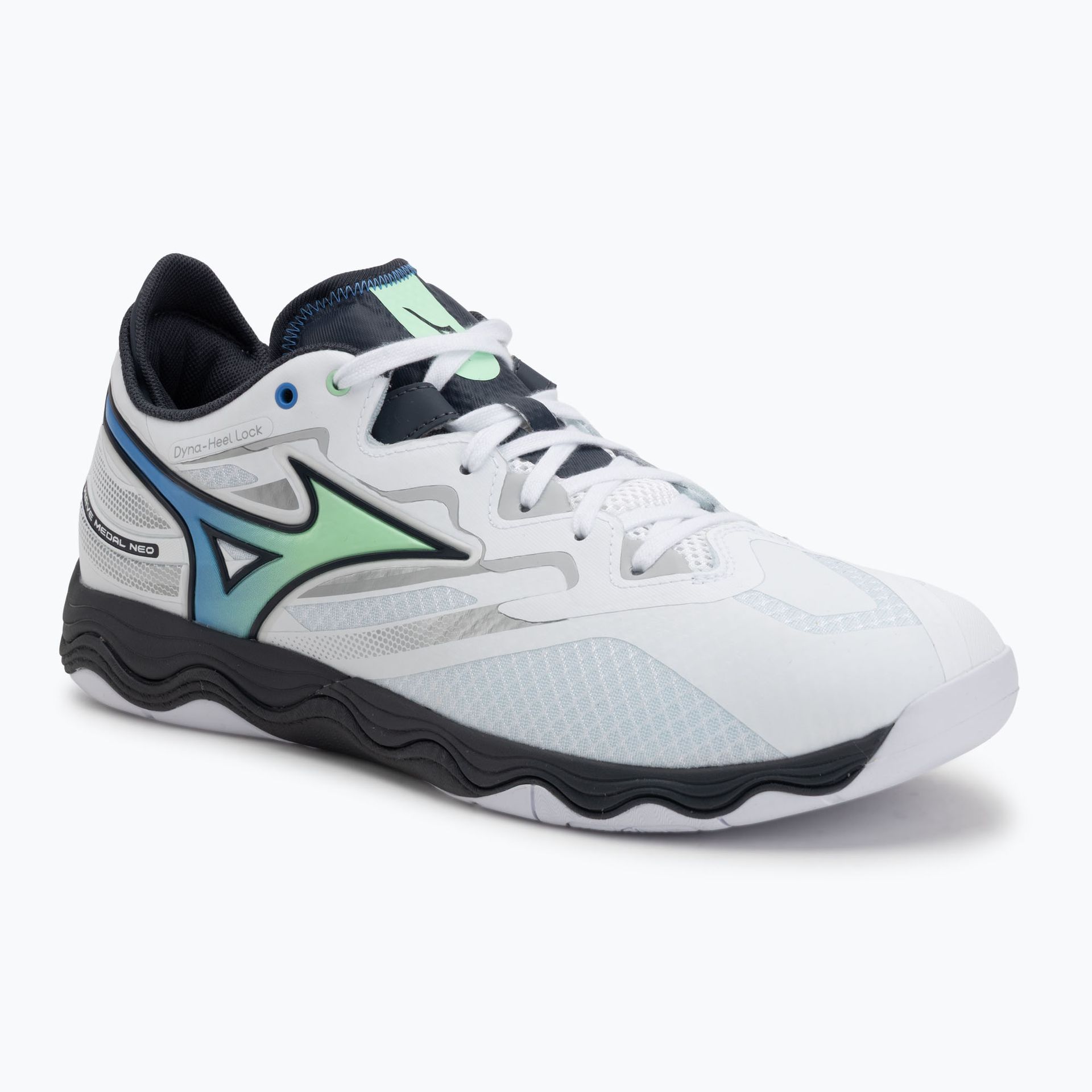 Buty do tenisa Mizuno Wave Medal Neo white/neo mint/india ink WYSYŁKA W 24H 30 DNI NA ZWROT