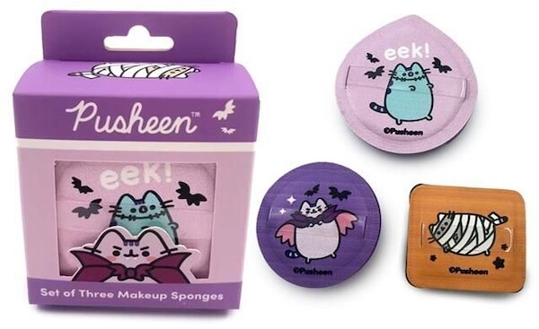 Gąbka do makijażu Pusheen Halloween 3 szt
