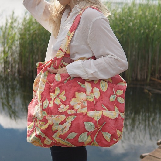 Torba XL w kwiaty