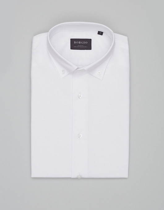 Koszula balmuccia 00533 długi rękaw biały slim fit