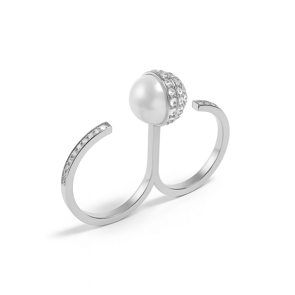 Biżuteria GUESS JUBR04453JWRH. Pierścionek, Kolor szary. Kobieta.