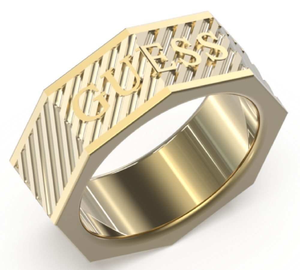 Biżuteria GUESS JUMR03030JW. Pierścionek, Kolor złoty. Mężczyzna.