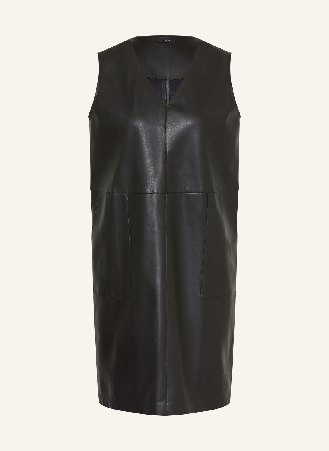 Opus Sukienka Wancy W Stylu Skórzanym schwarz