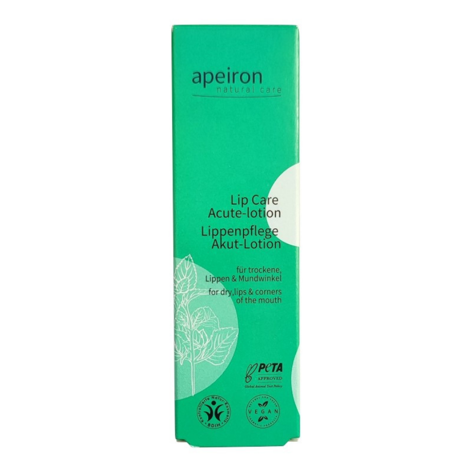Balsam do ust, na spierzchnięte, łuszczące się, podatne na opryszczkę usta, 10 ml, Apeiron