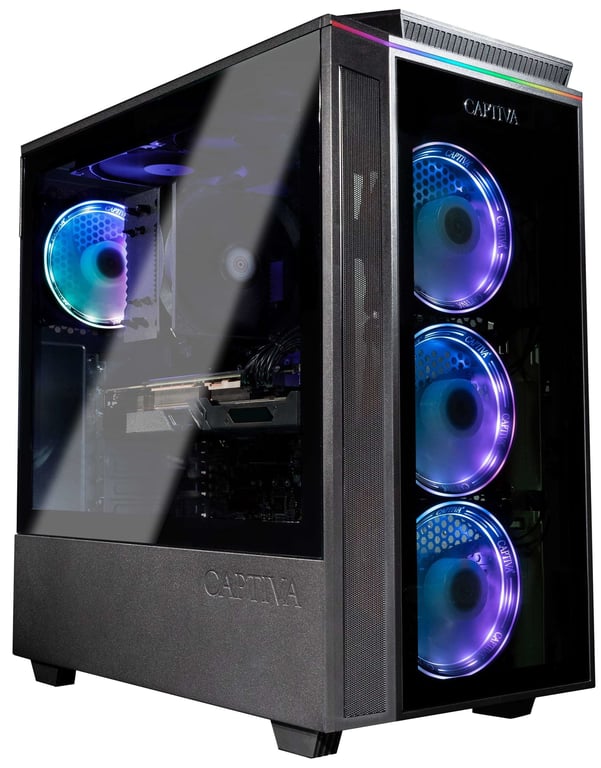 CAPTIVA PC Advanced Gaming R90-877 (Ryzen 7 5700X/RTX5060 Ti 16GB GDDR7/SSD 1TB/32GB/WLAN/Windows 11 Home 64-bit) AMD Ryzen™ 7 DDR4-SDRAM NVIDIA GeForce RTX 5060 Ti Czarny