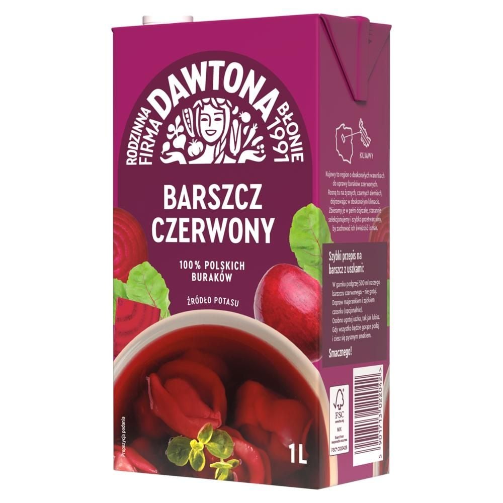 Dawtona Barszcz czerwony 1 l