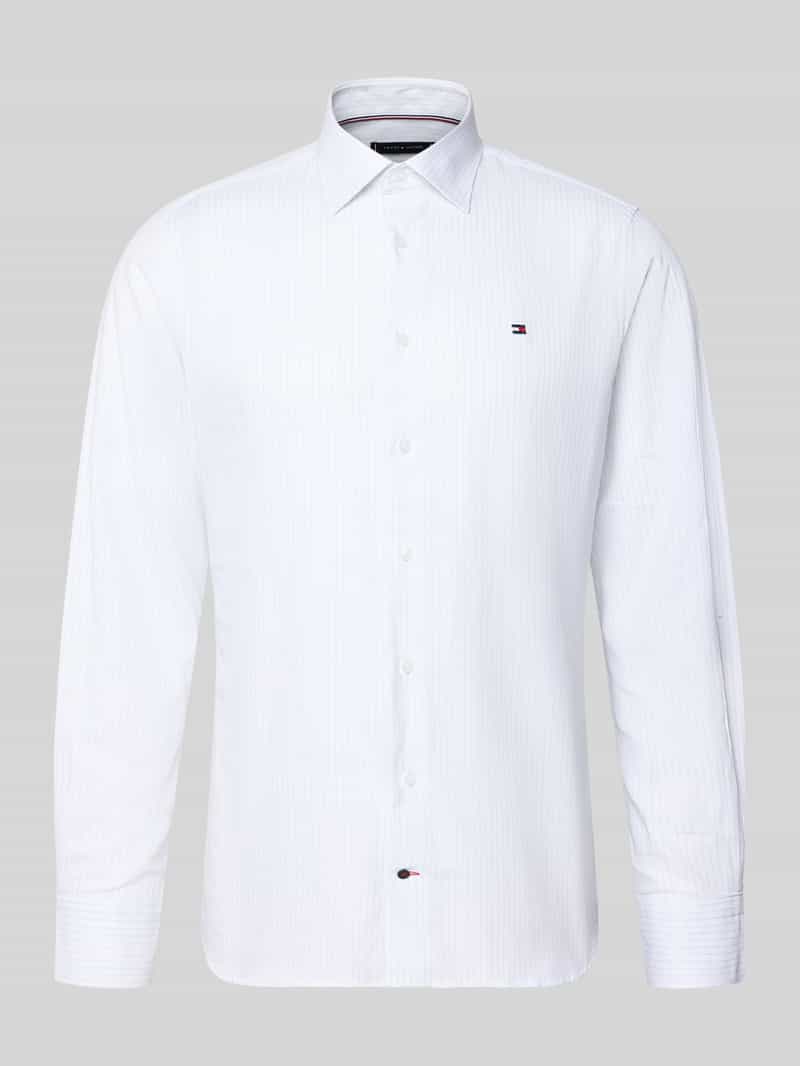 Koszula biznesowa o kroju regular fit z czystej bawełny