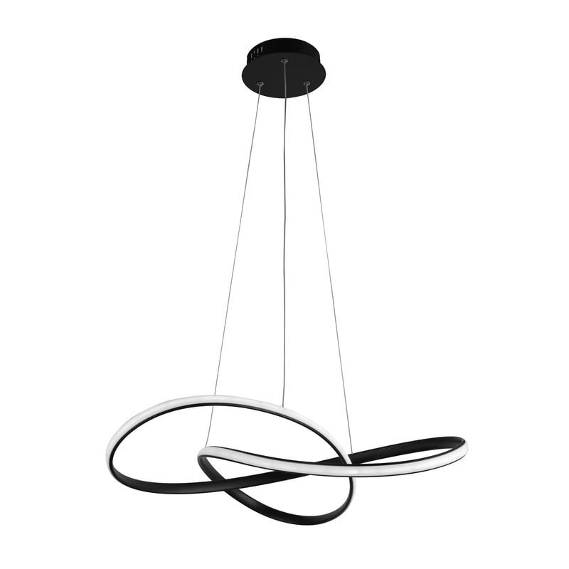 Lampa wisząca Consa czarna LED Italux