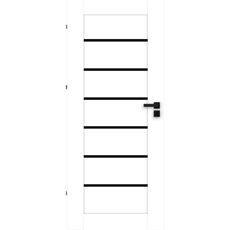 Artens Drzwi wewnętrzne pokojowe 70 lewe Napa Nero białe