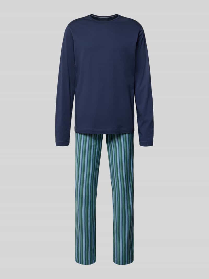 Piżama z okrągłym dekoltem