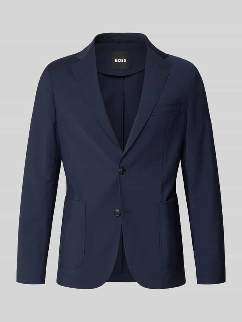 Marynarka do garnituru o kroju regular fit z mieszanki żywej wełny model ‘HANRY’