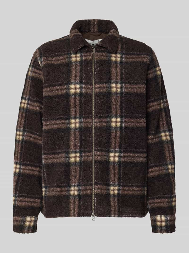 Kurtka koszulowa z zamkiem błyskawicznym