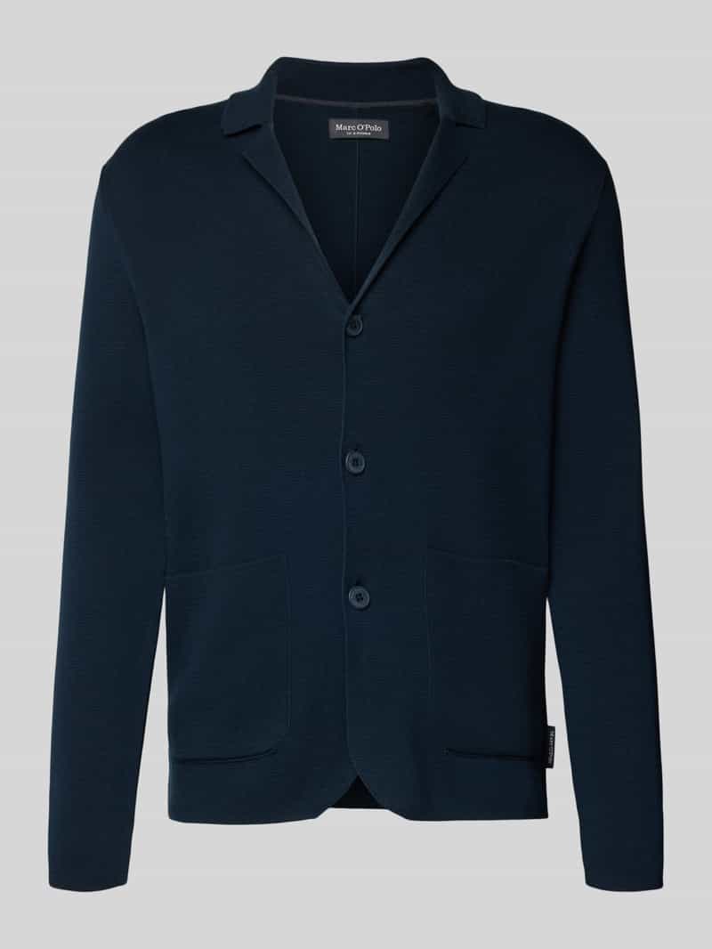 Kurtka z dzianiny o kroju regular fit z czystej bawełny