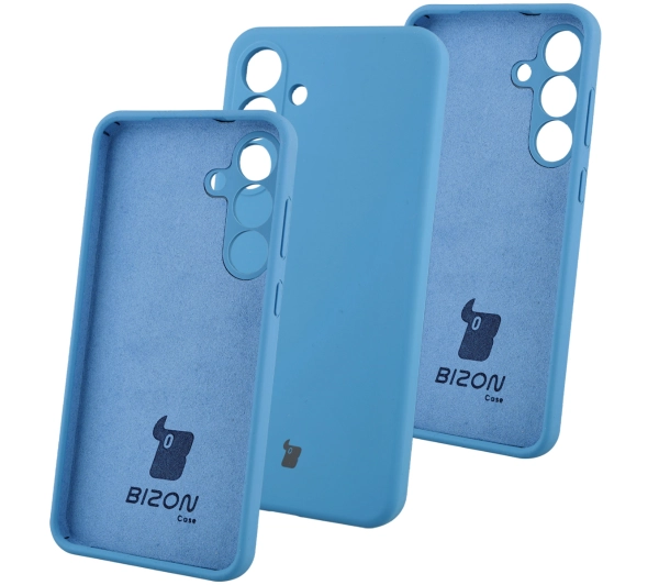 Bizon Silikonowe Soft do Samsung Galaxy S25 FE Niebieski