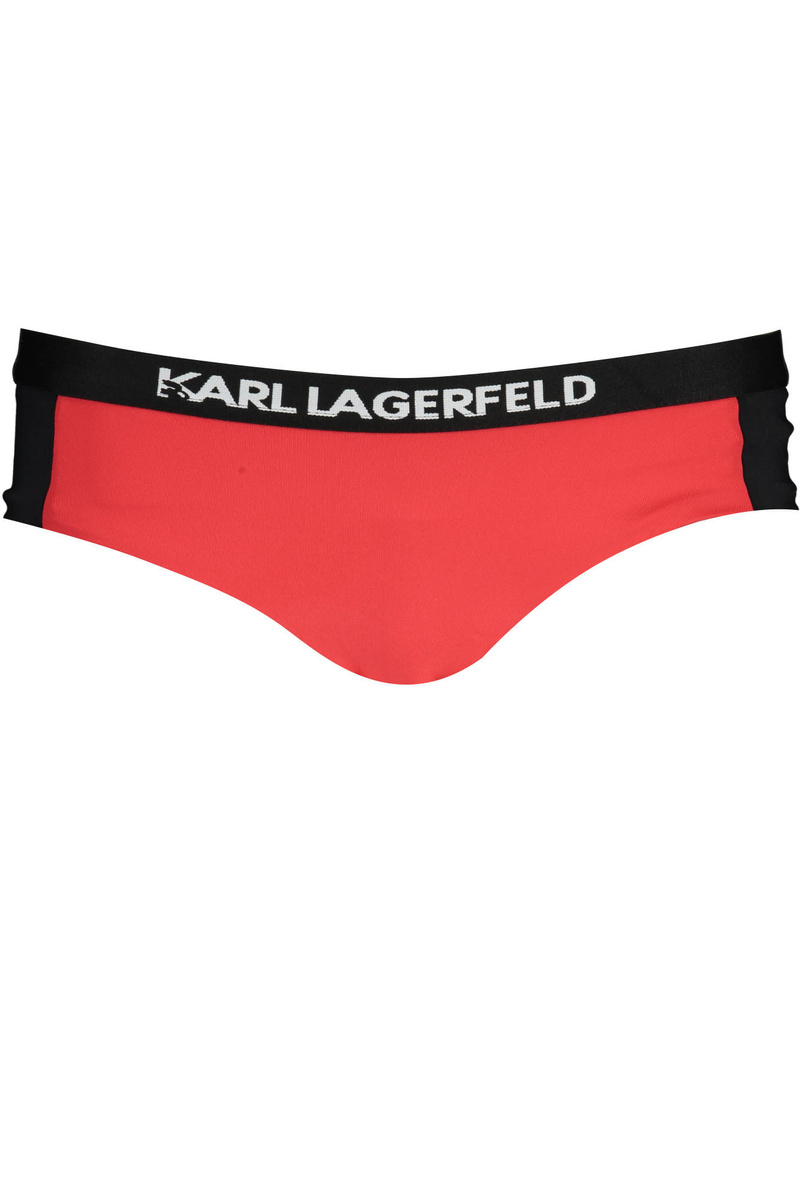 KARL LAGERFELD BEACHSEAR DÓŁ KOSTIUMU KĄPIELOWEGO KOBIETY CZERWONY