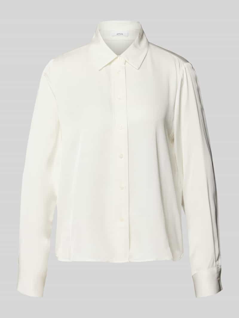 Bluzka koszulowa o kroju regular fit z wiskozy model ‘Fanda’