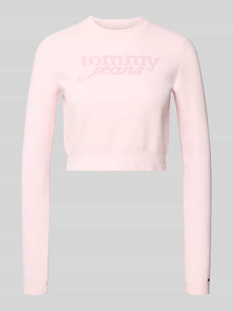 Sweter o kroju regular fit z wyhaftowanym logo
