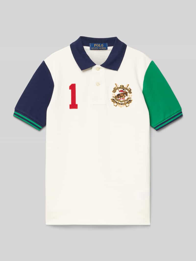 Koszulka polo z krótką listwą guzikową