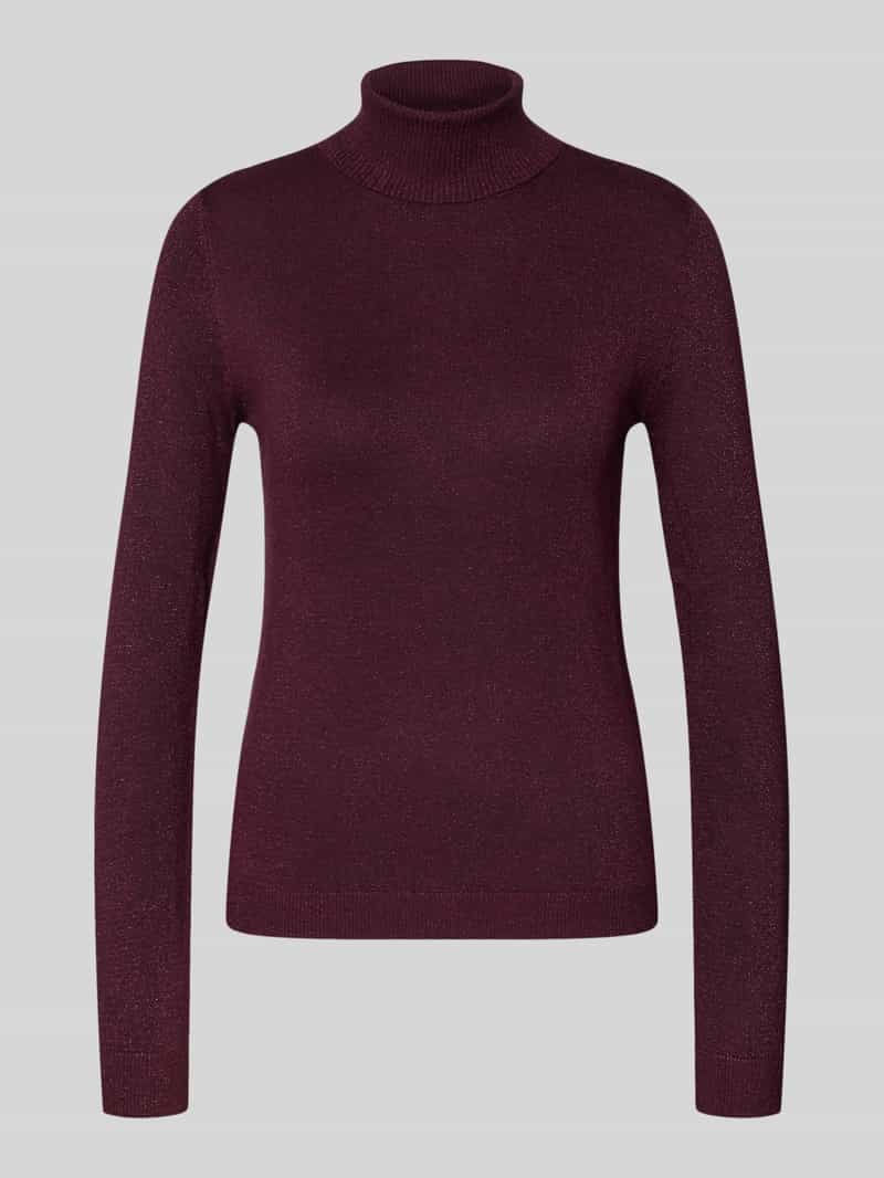 Golf o kroju slim fit z mieszanki wiskozy model ‘HAPPYSHINE’