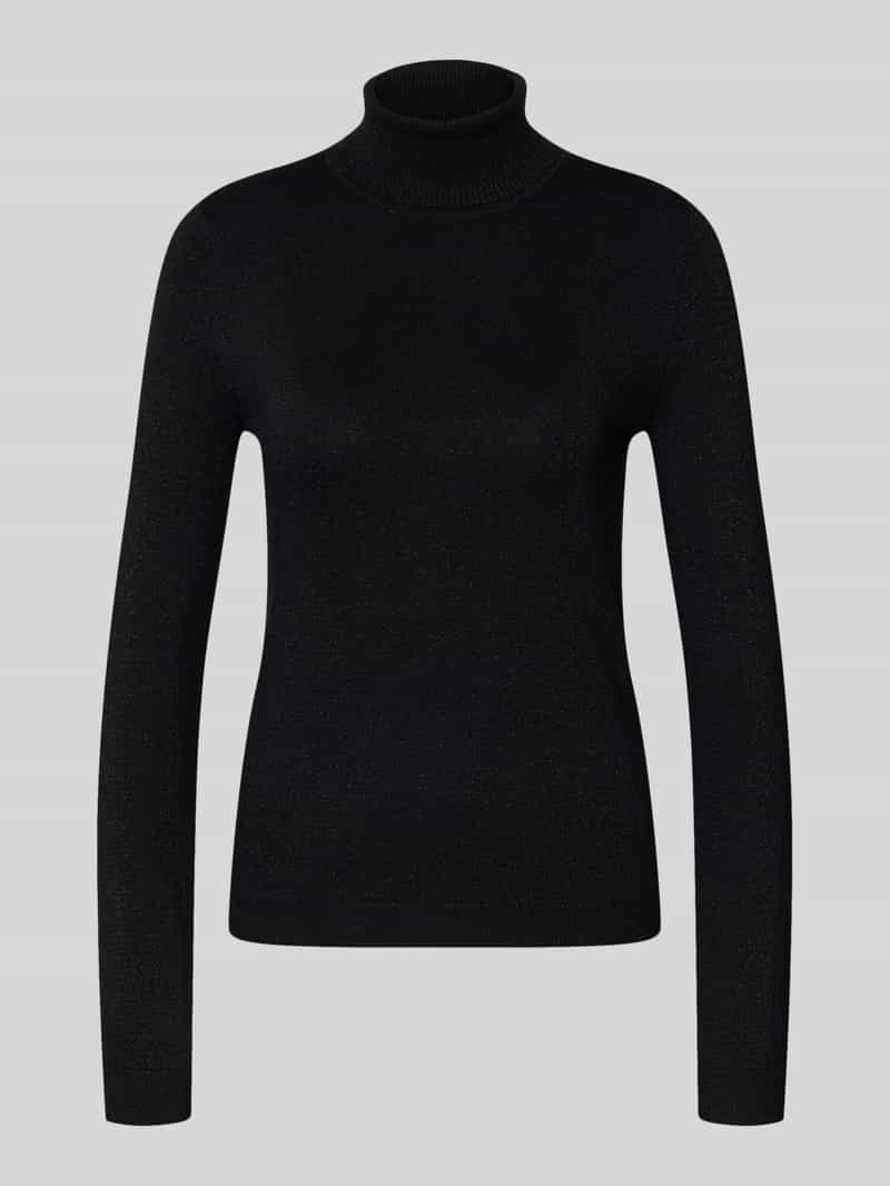 Golf o kroju slim fit z mieszanki wiskozy model ‘HAPPYSHINE’