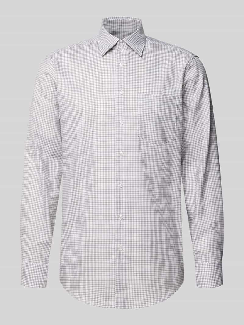 Koszula biznesowa o kroju regular fit z bawełny z kołnierzykiem typu button down