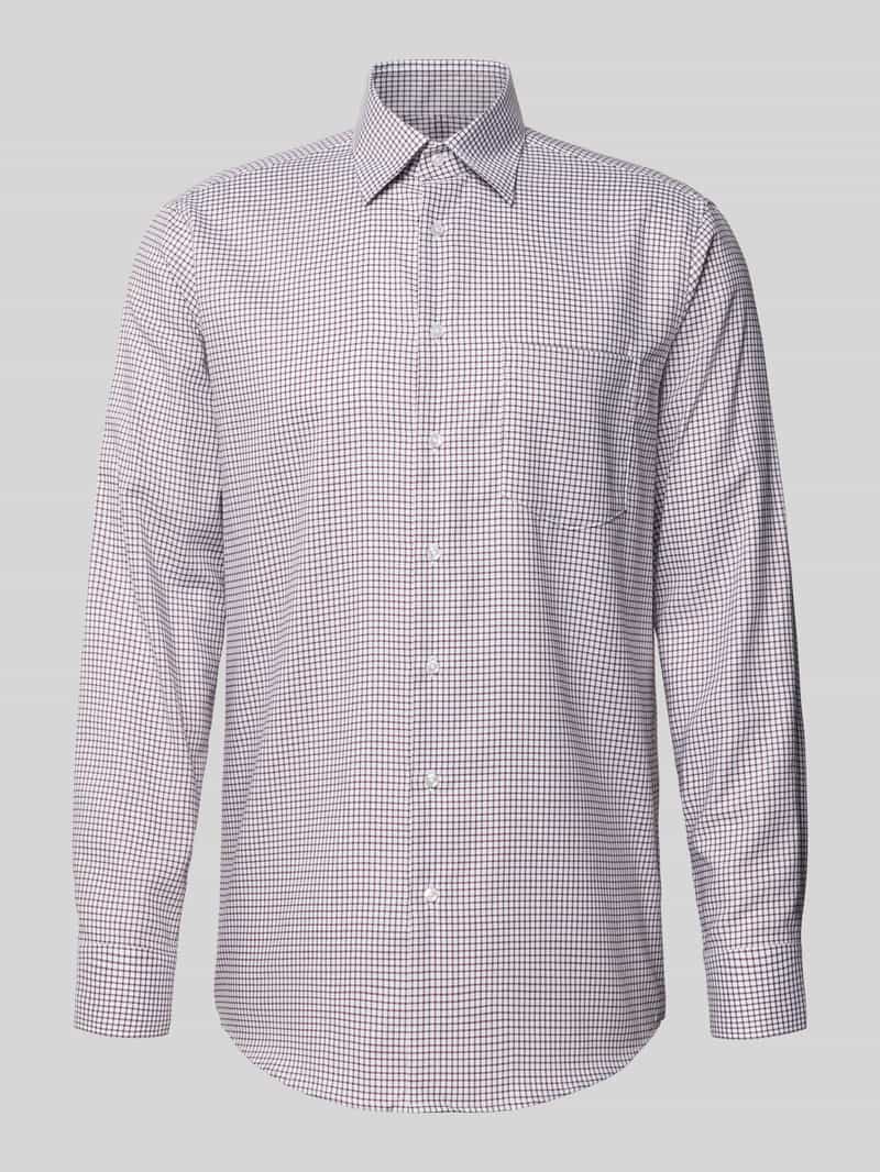 Koszula biznesowa o kroju regular fit z bawełny z kołnierzykiem typu button down