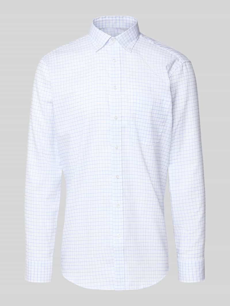 Koszula biznesowa o kroju regular fit z bawełny z kołnierzykiem typu button down