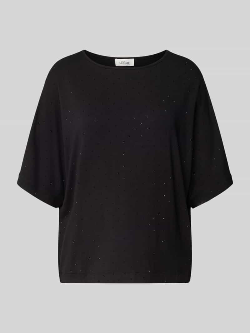 T-shirt o kroju comfort fit z mieszanki wiskozy