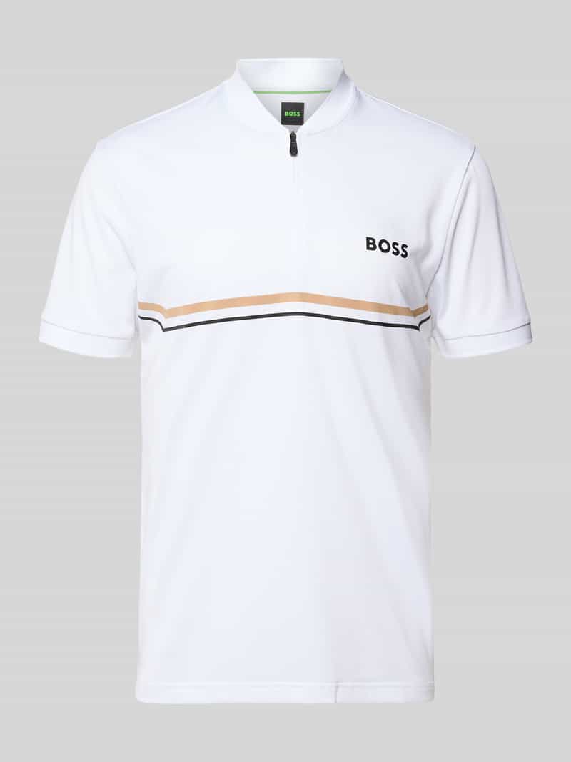 Koszulka polo o kroju slim fit z nadrukiem z logo model ‘TOC SPIN BODYMAPP 1027’