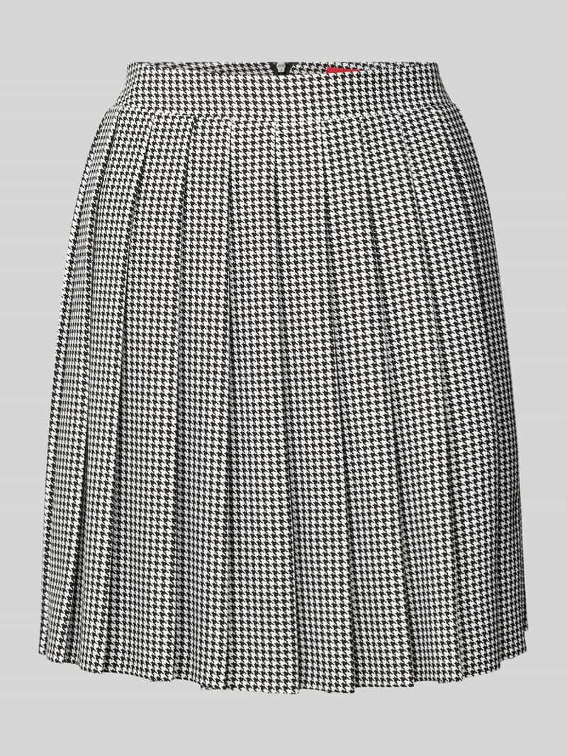Spódnica mini plisowana ze wzorem w kratkę vichy model ‘RABALLI’