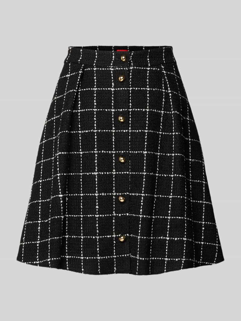 Spódnica mini rozkloszowana z dodatkiem wiskozy model ‘RIKLA-1’