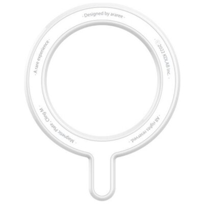 Pierścień magnetyczny ARAREE Cling M Magsafe Biały
