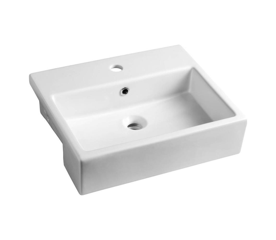 Isvea PURITY Umywalka ceramiczna wpuszczana w blat 50x42 cm 10PL52050 10PL52050