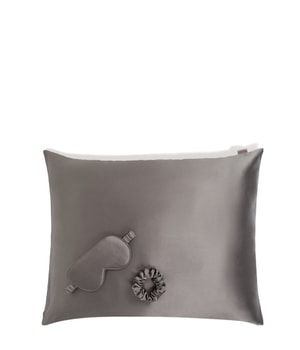 Dore & Rose Premium Silk Sleep Bundle 60x70 Charcoal Zestaw do pielęgnacji włosów 3 szt.